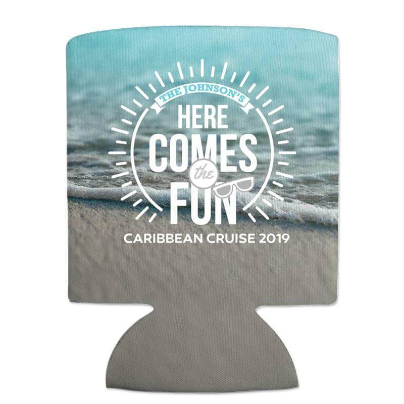 Custom Cruise Themed Can Cooler - Image 2