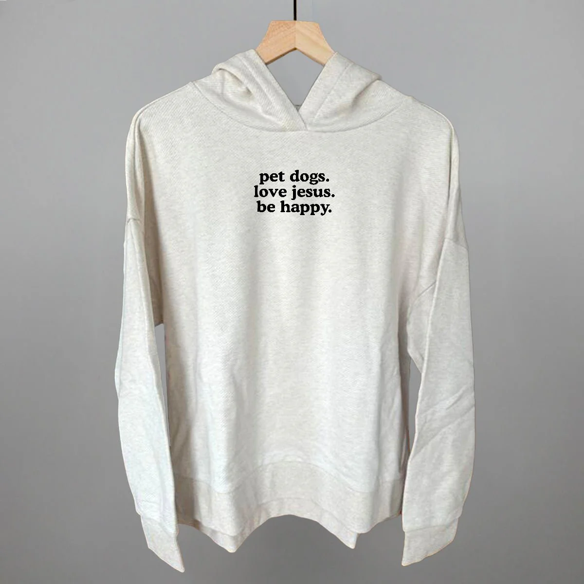 Pet Dogs, Love Jesus, Be Happy Sweatshirt - Image 13