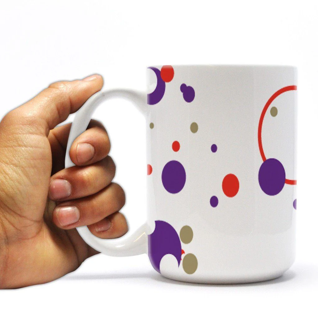 Phi Gamma Delta 15oz Bubble Coffee Mug - Image 2