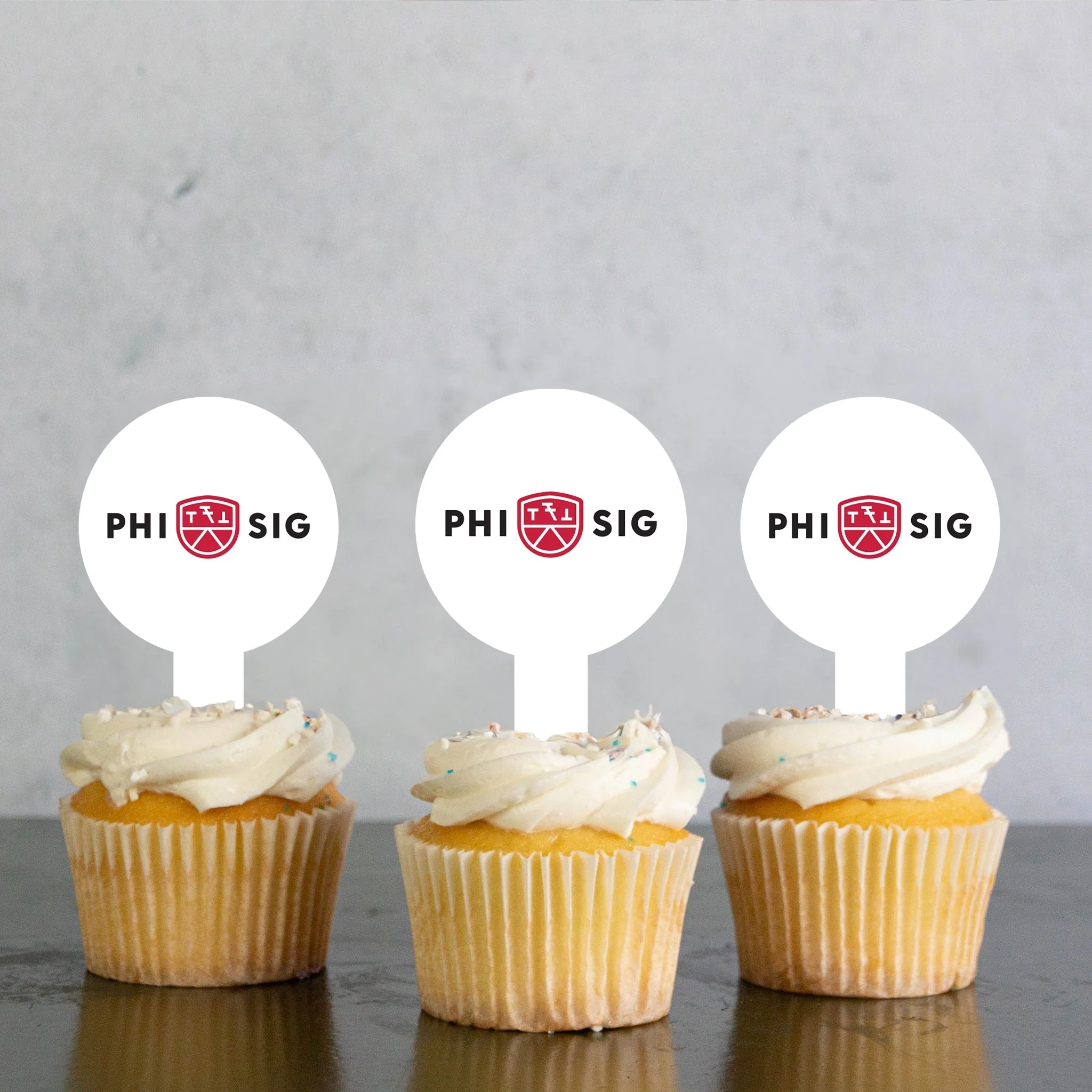 Phi Sigma Kappa Cupcake Toppers - Image 3