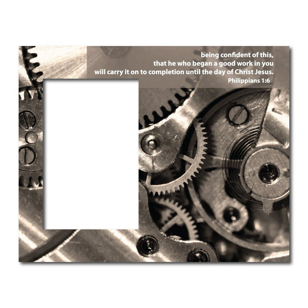Philippians 1:6 Decorative Picture Frame - Image 2