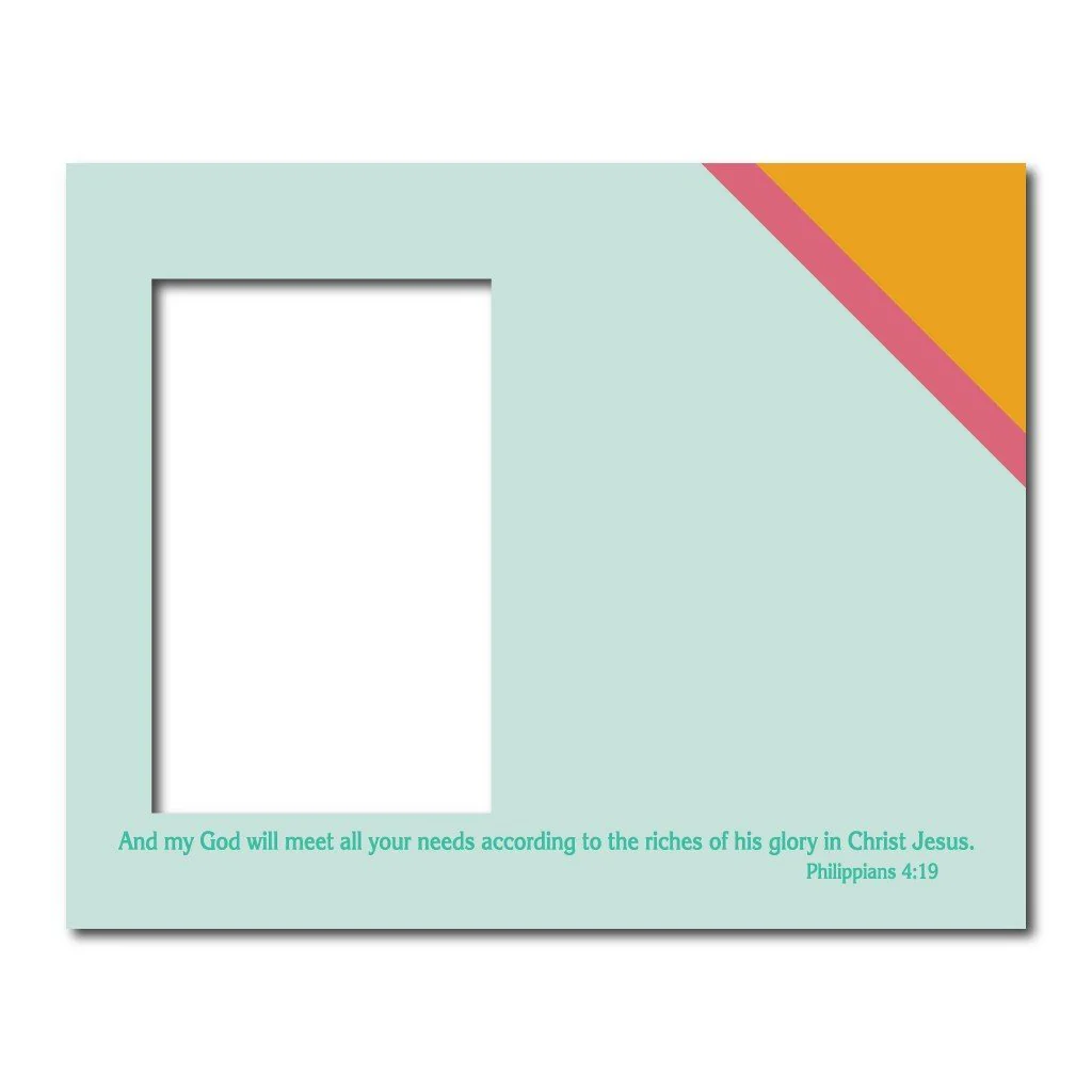 Philippians 4:19 Decorative Picture Frame - Image 2