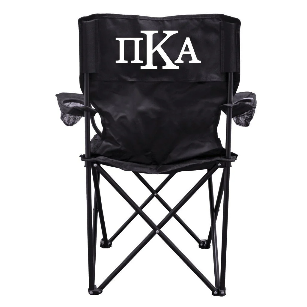 Pi Kappa Alpha Black Folding Camping Chair