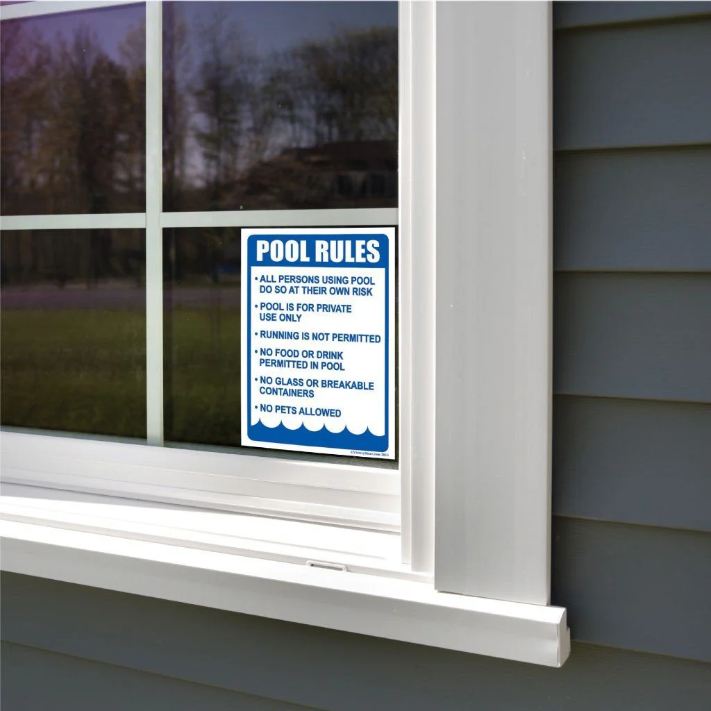 Pool Rules Sign or Sticker - #1 - Image 6