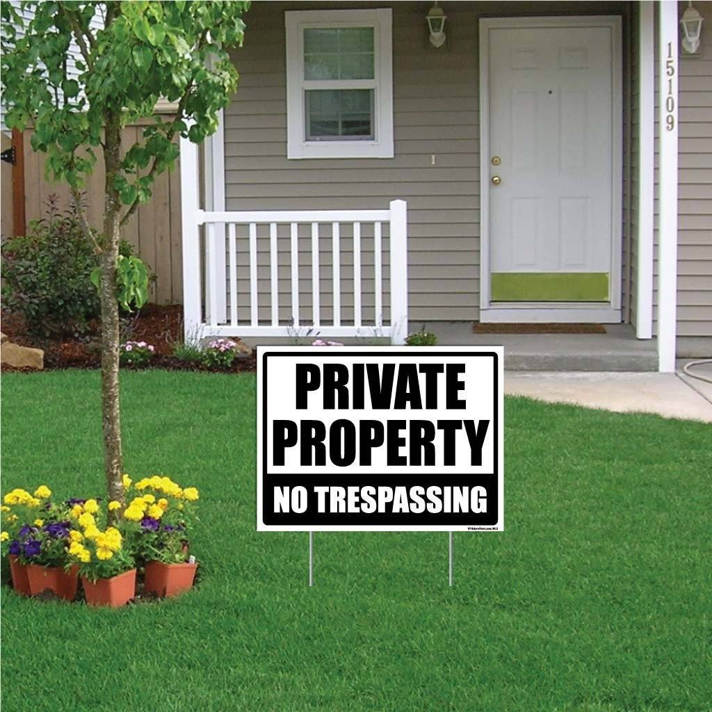 Private Property No Trespassing Signage - Image 2