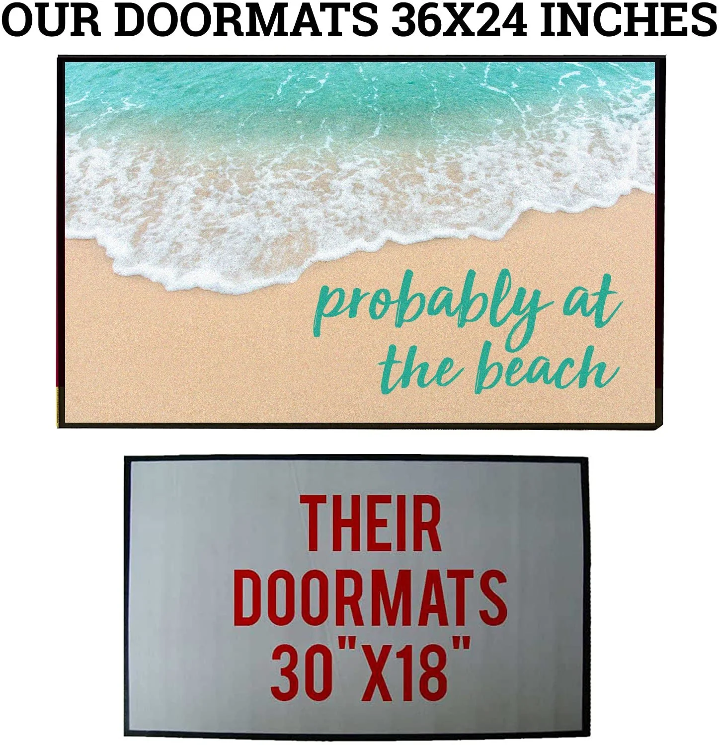 Probably at the Beach Doormat - Image 3