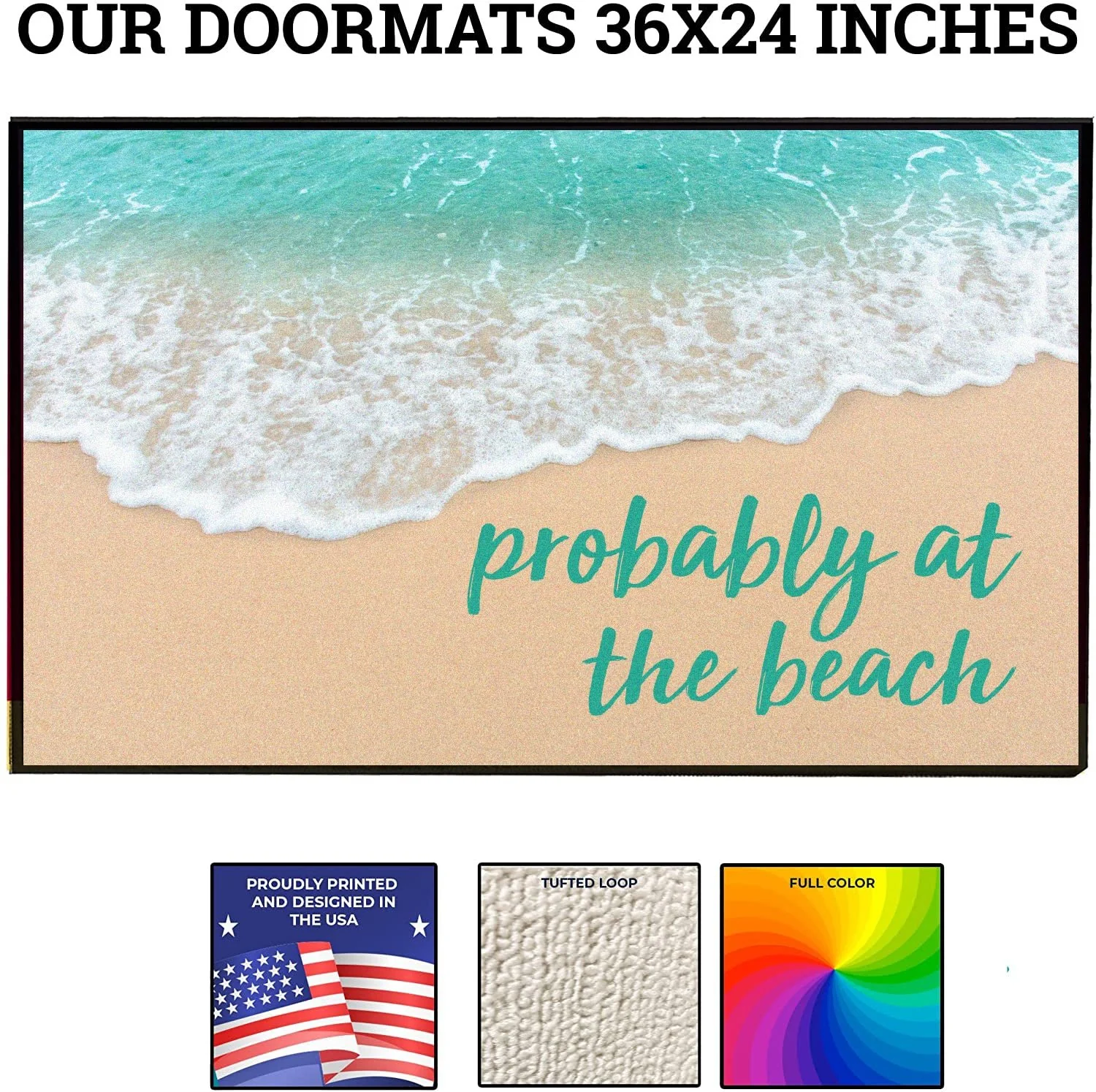 Probably at the Beach Doormat - Image 4