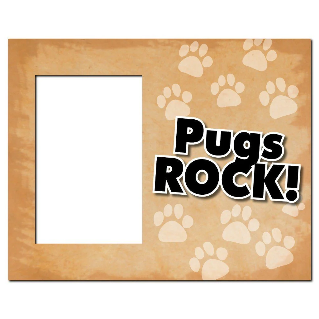 Pugs Rock Dog Picture Frame - Image 2