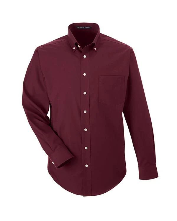 QCR Men's Solid Broadcloth Button Down Shirt - Image 7