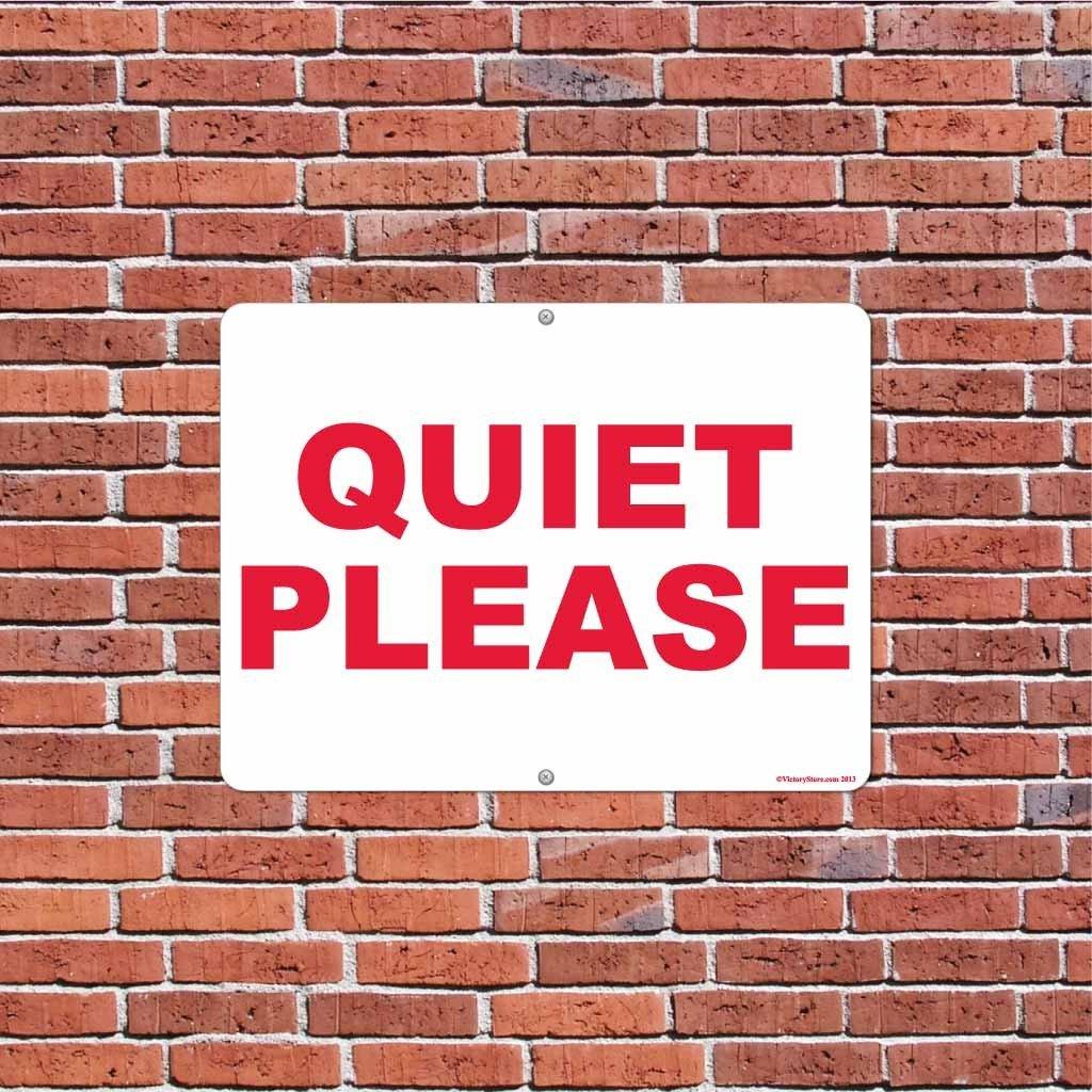 Quiet Please Sign or Sticker - Image 5