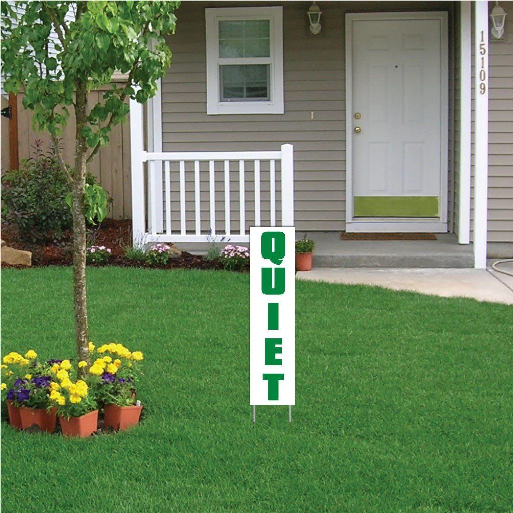 Quiet Please Sign or Sticker - Image 7