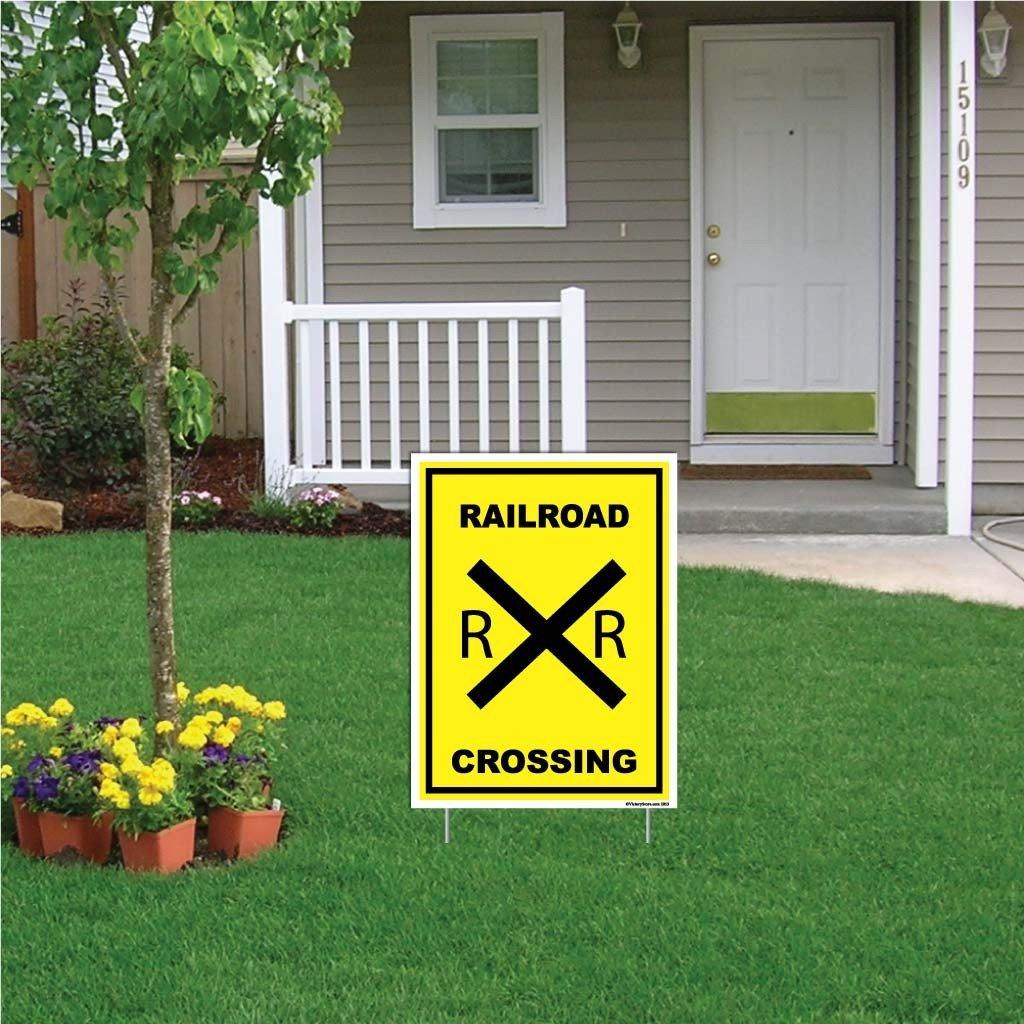 Railroad Crossing Sign or Sticker - Image 6