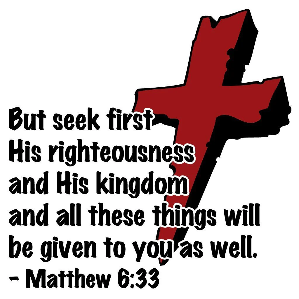Religious Matthew 6:33 T-Shirt - Image 2