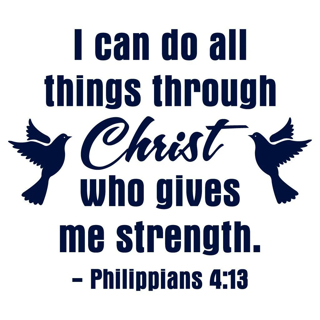 Religious Philippians 4:13 T-Shirt - Image 2