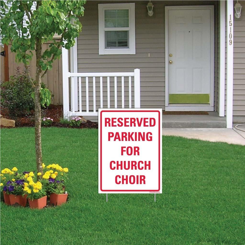 Reserved Parking for Church Choir Sign or Sticker - Image 3