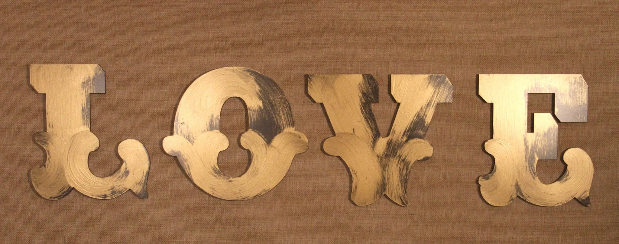 Ringmaster Hand Painted LOVE Wall Decor - Image 2