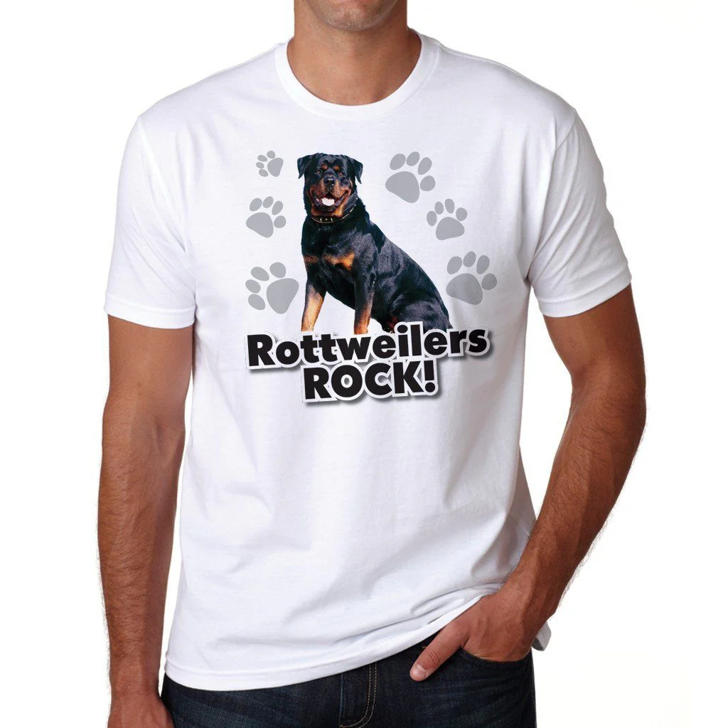 Rottweilers Rock! White T-Shirt