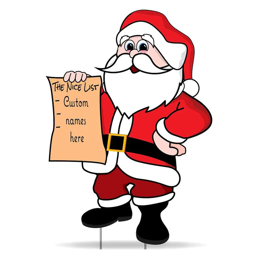 Santa's Nice List + 5 Custom Names