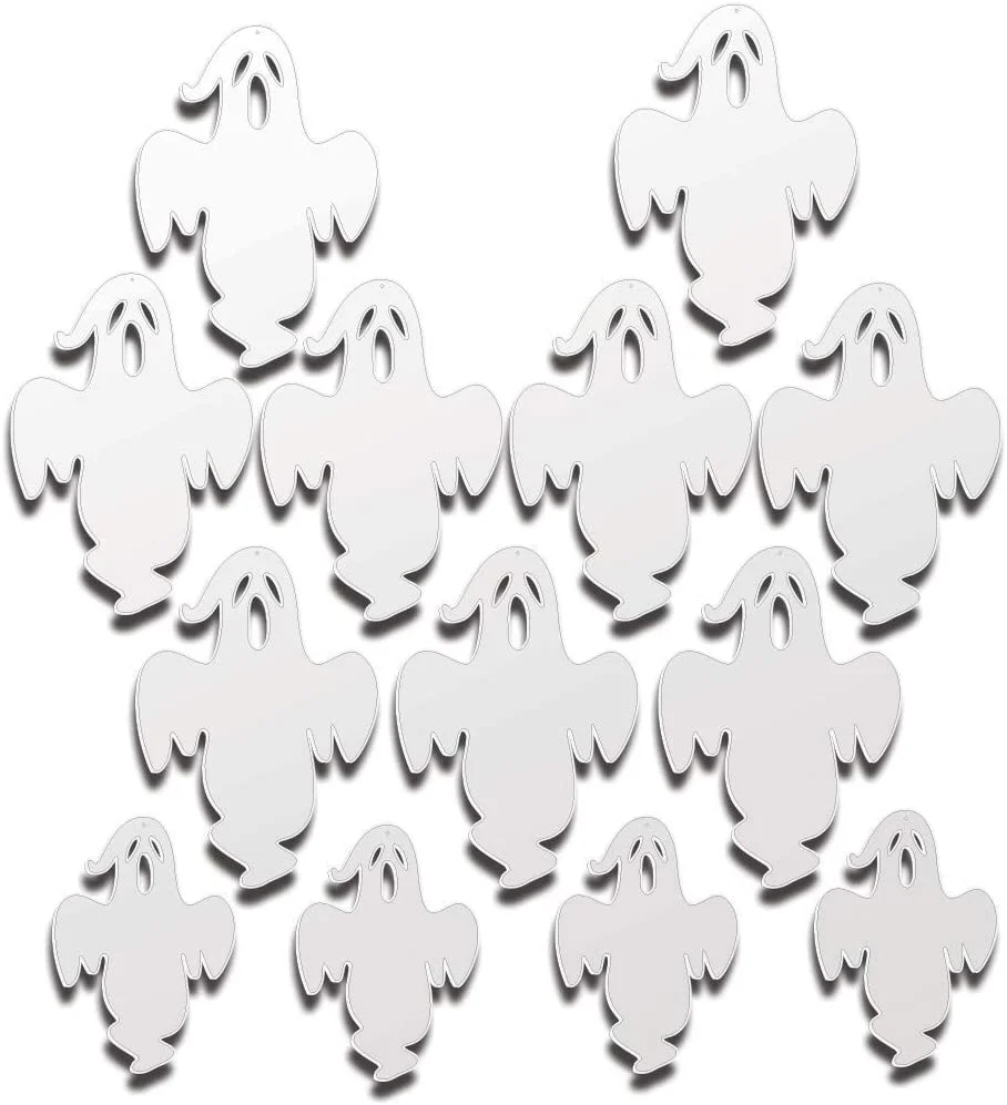 Scary Hanging Ghosts, Set of 13 - Image 2