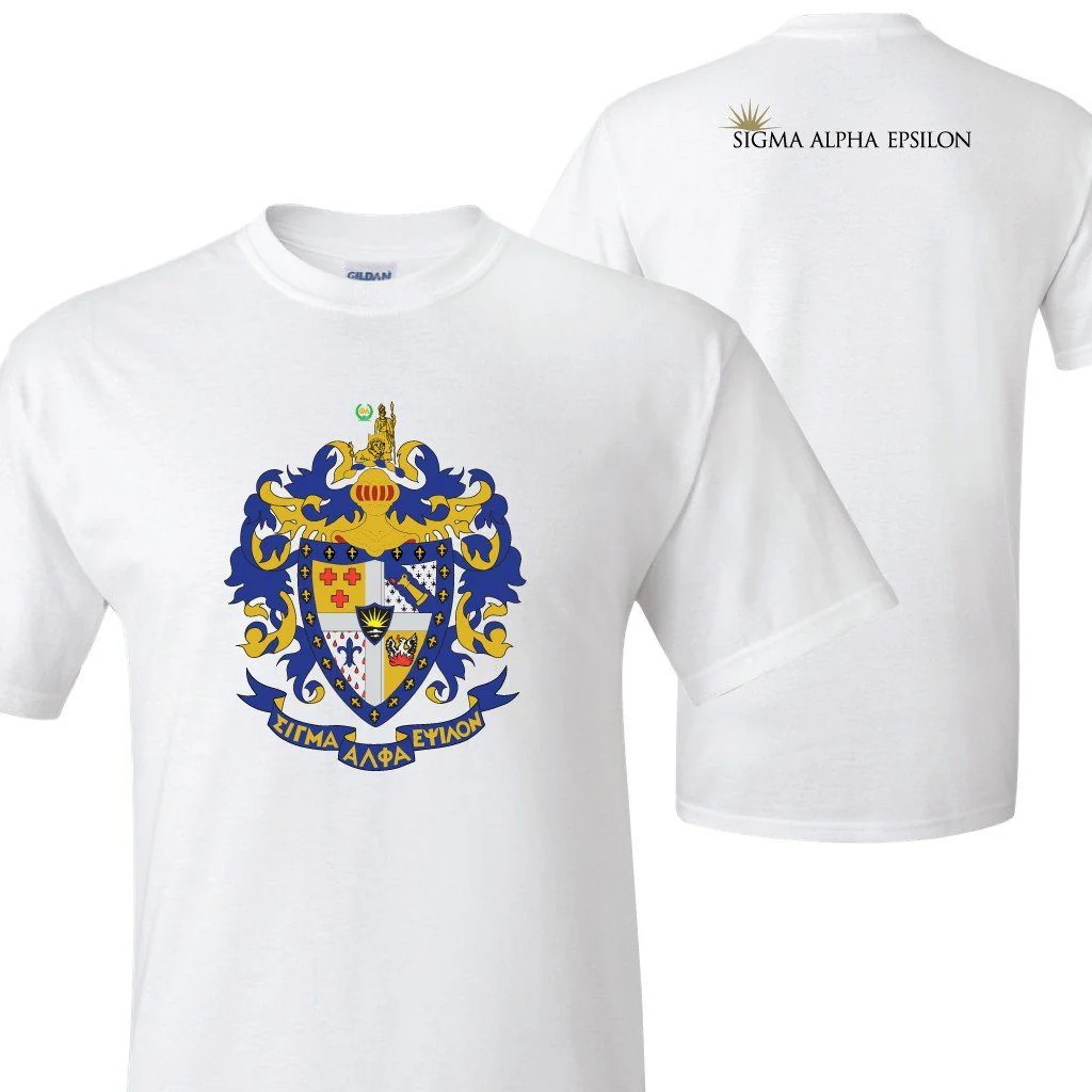 Sigma Alpha Epsilon - Coat of Arms Design - T-Shirt