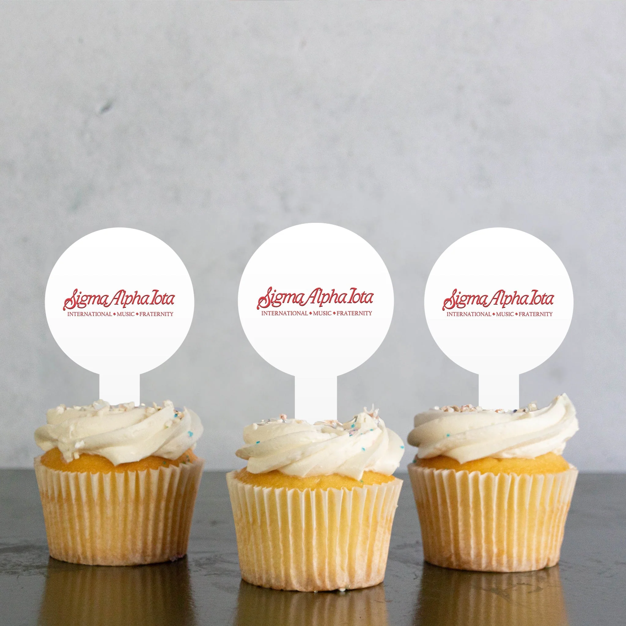 Sigma Alpha Iota Cupcake Toppers - Image 3