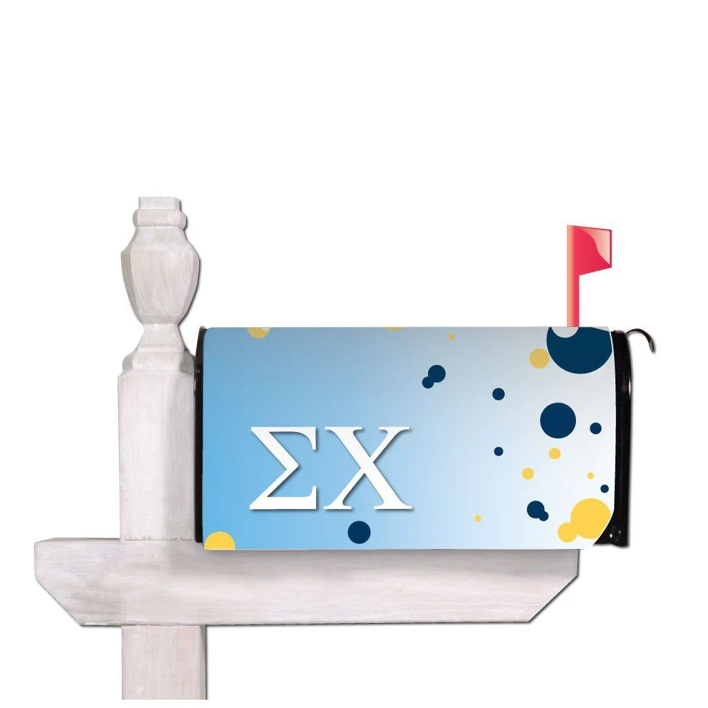 Sigma Chi Dotted Magnetic Mailbox Cover