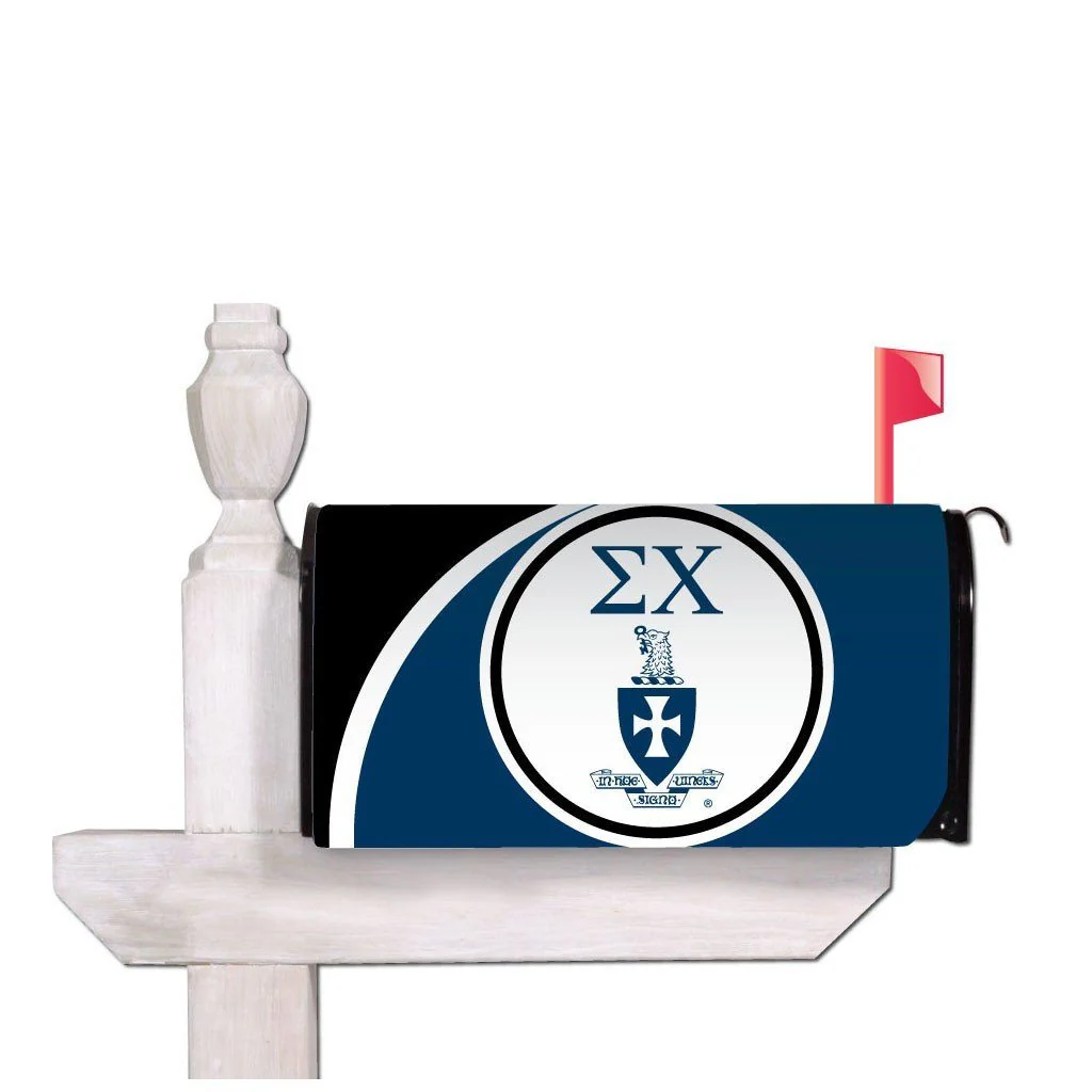 Sigma Chi Circle Design Magnetic Mailbox Cover