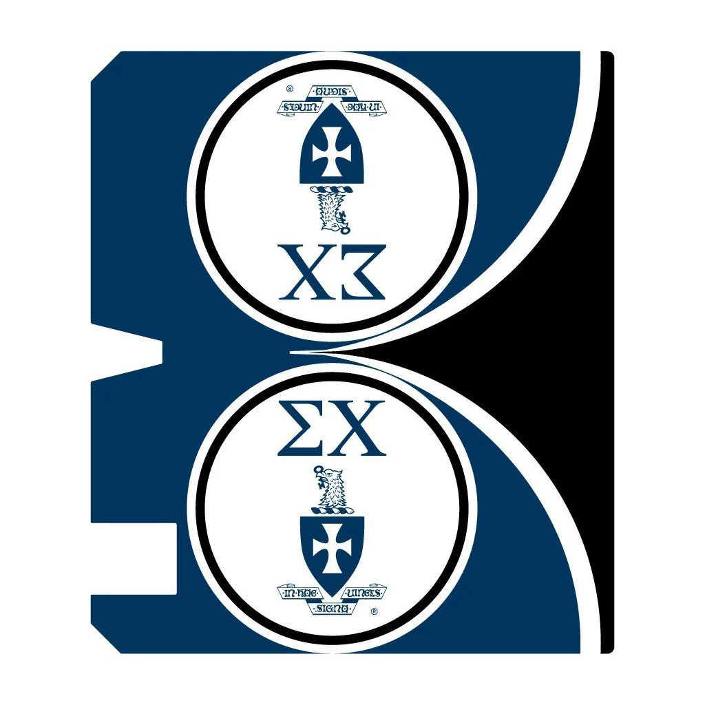 Sigma Chi Circle Design Magnetic Mailbox Cover - Image 2