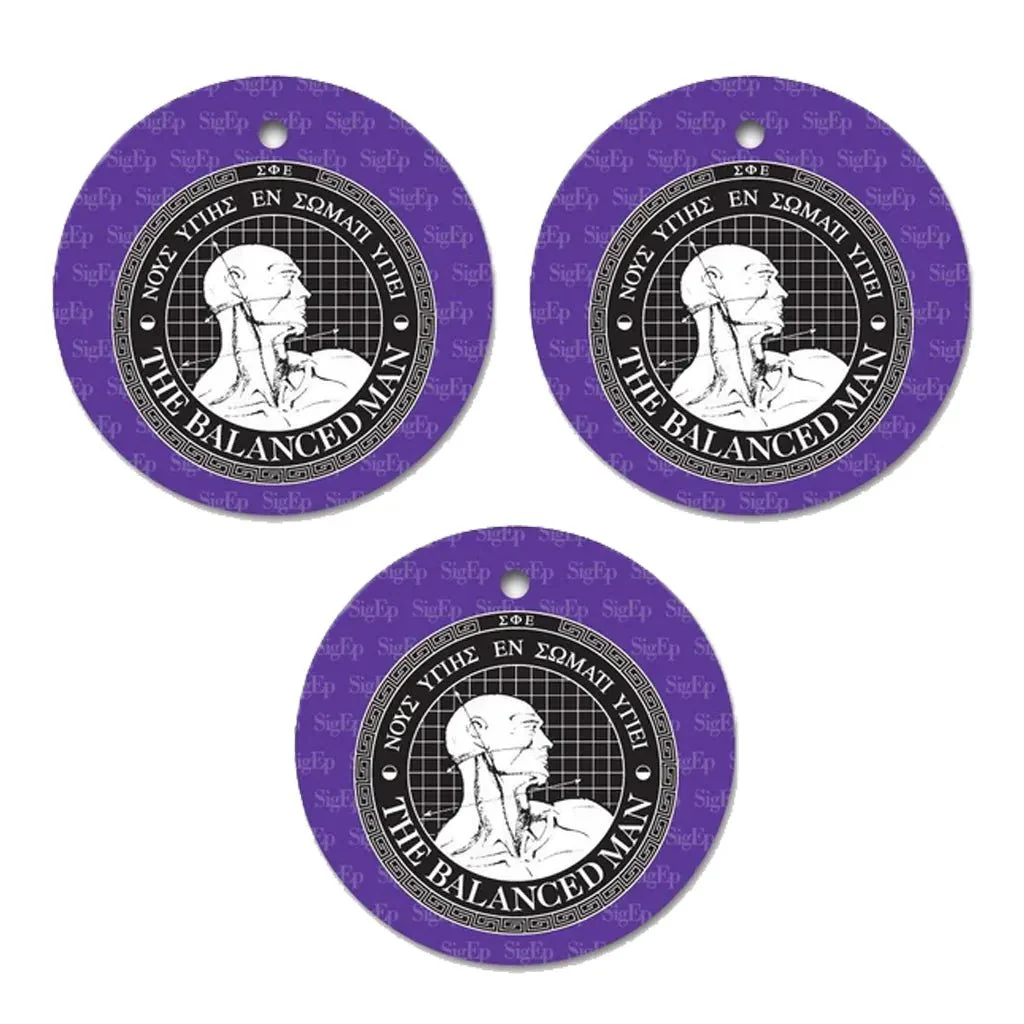 Sigma Phi Epsilon Circle Ornament Set of 3 - Image 2