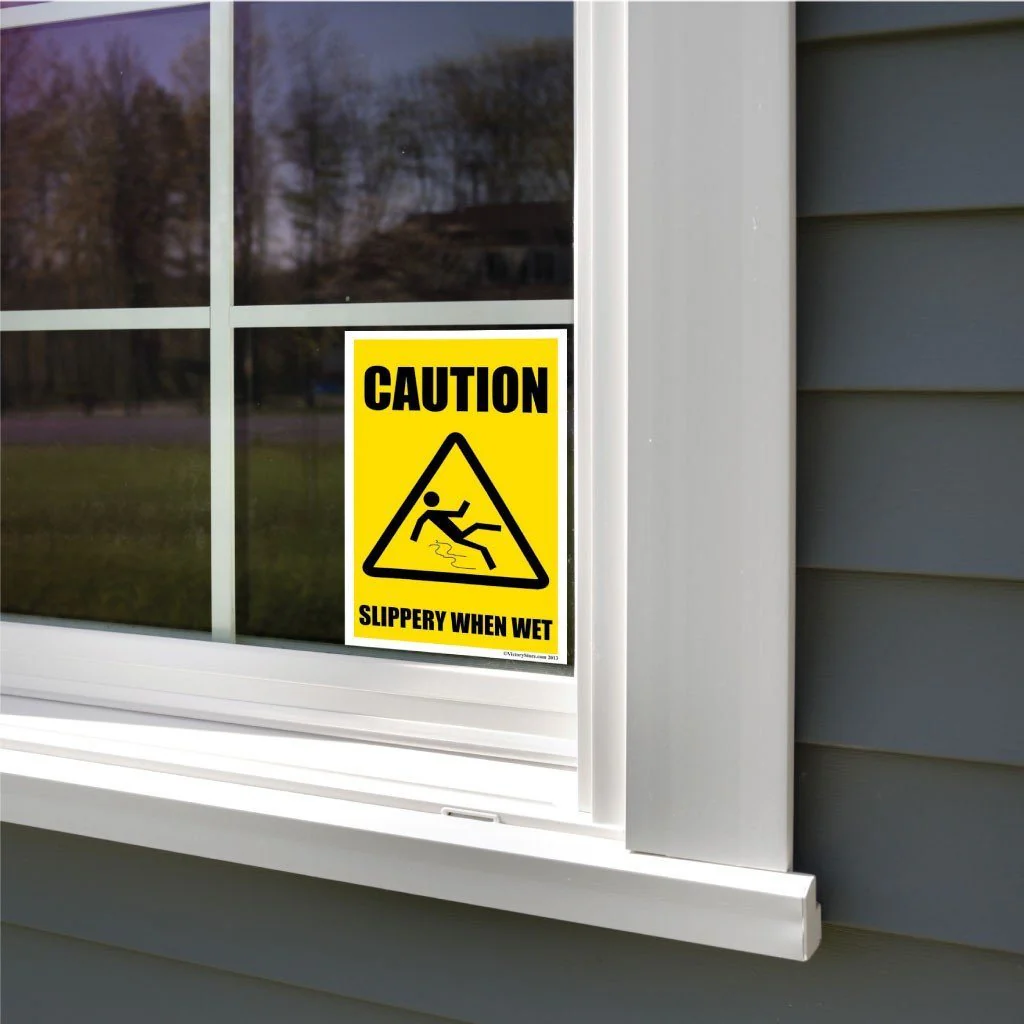 Slippery Floor Sign or Sticker - Image 7