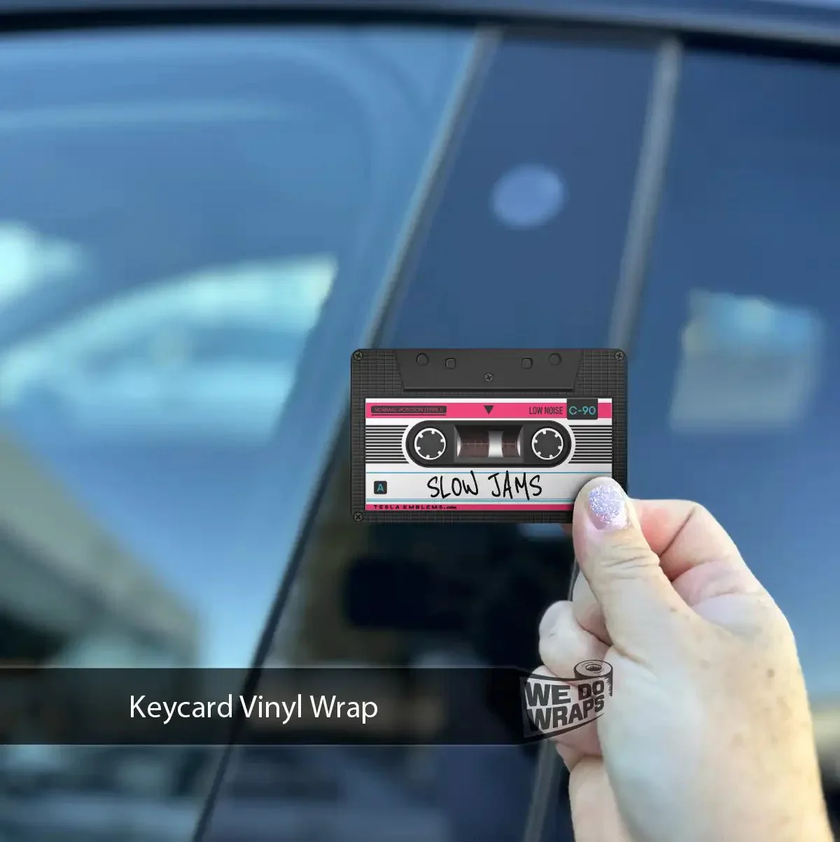 Slow Jams Mixtape Keycard Decal - Image 2