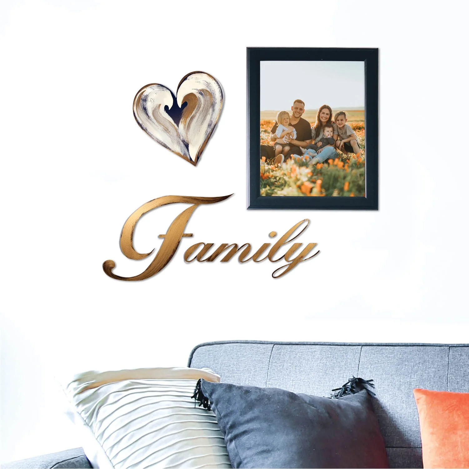 Hand Painted Heart Wall Icon
