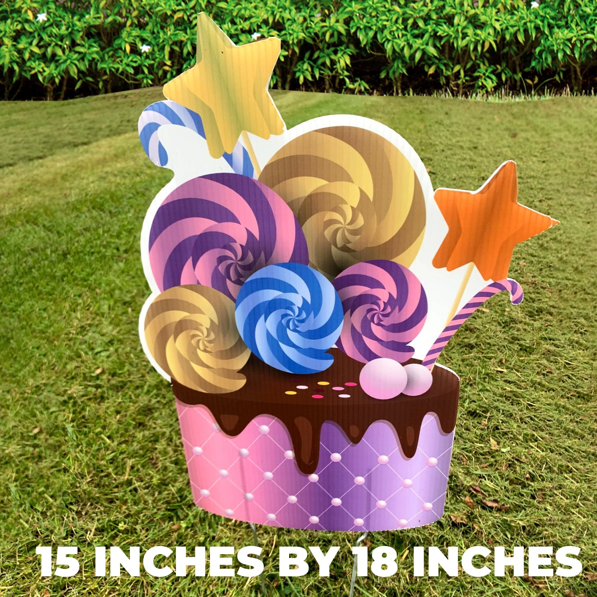 Small Happy Birthday Yard Card 5 Pc Set - Image 7