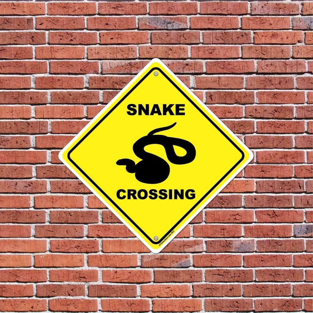 Snake Crossing Sign or Sticker - Image 3