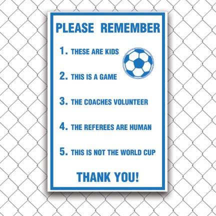 Soccer Spectator Sportsmanship 2-Pack Yard Signs