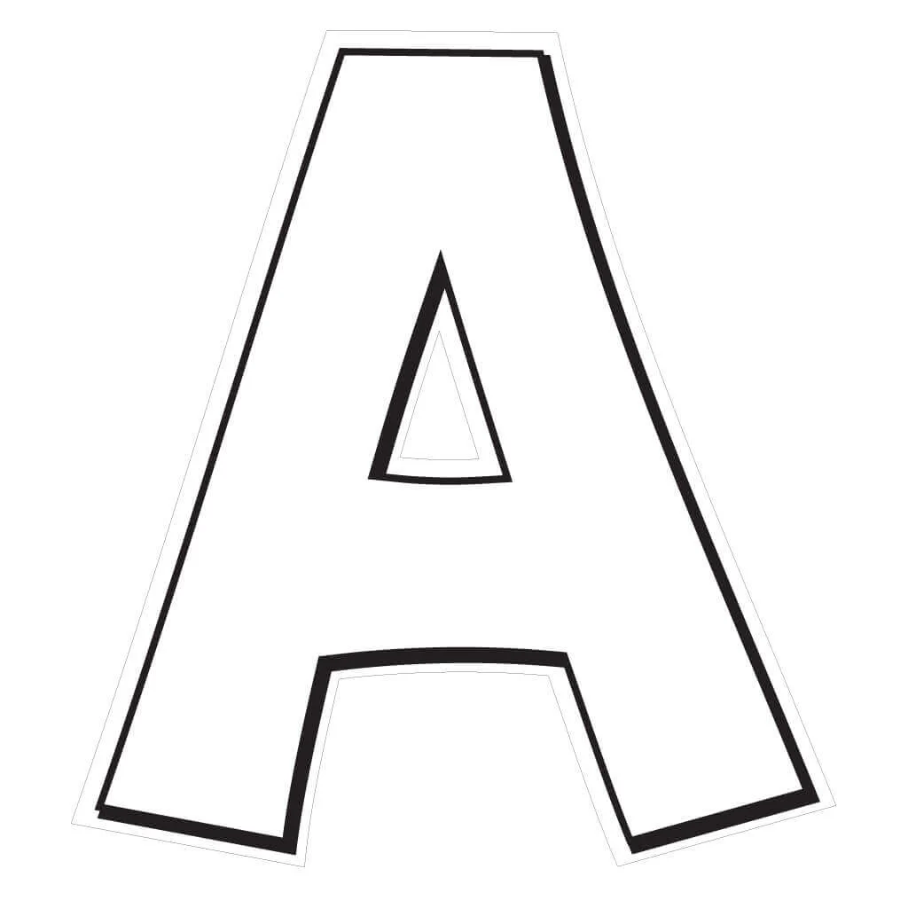 Solid Color with Outline 22.75" KG The Last Time Alphabet & Number Yard Letters Set - 36 pcs - Image 3
