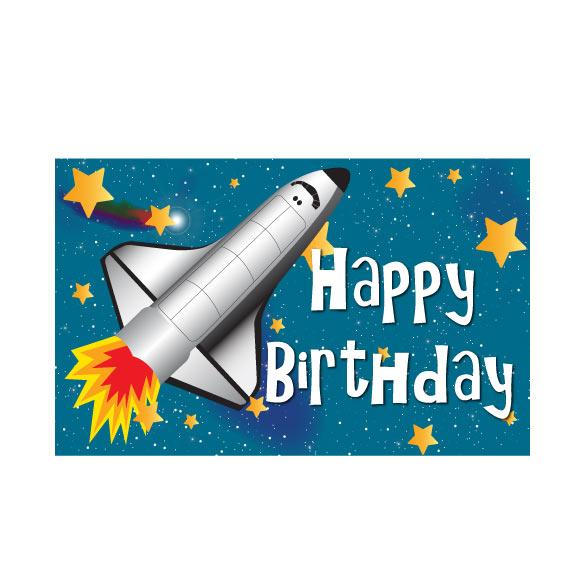 Space Themed Birthday Yard Cards 17 piece set - Image 3