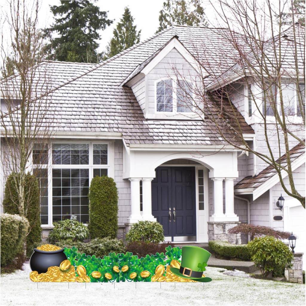 St. Patrick's Day EZ Fillers 4 pc Yard Card Set - Image 2