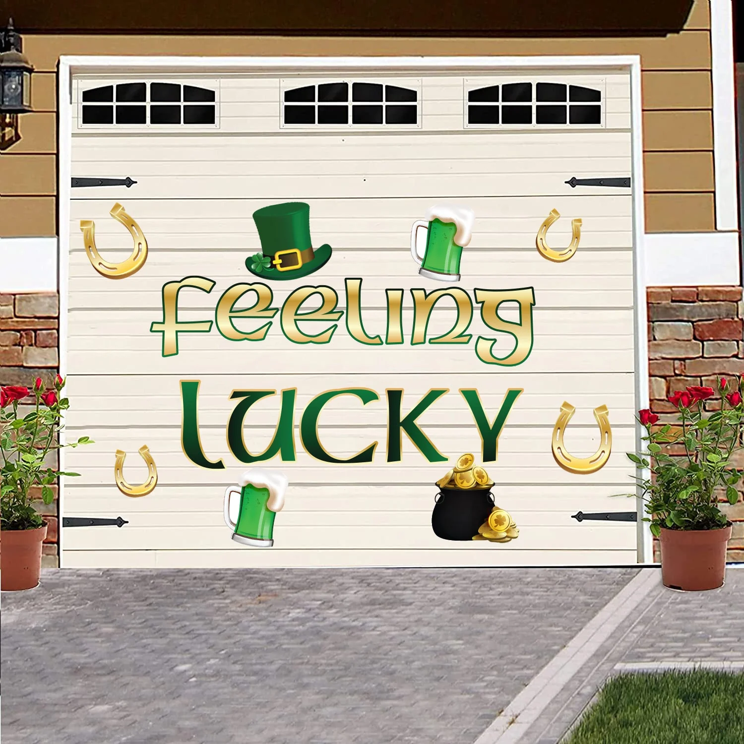 St. Patrick's Feeling Lucky Garage Magnets