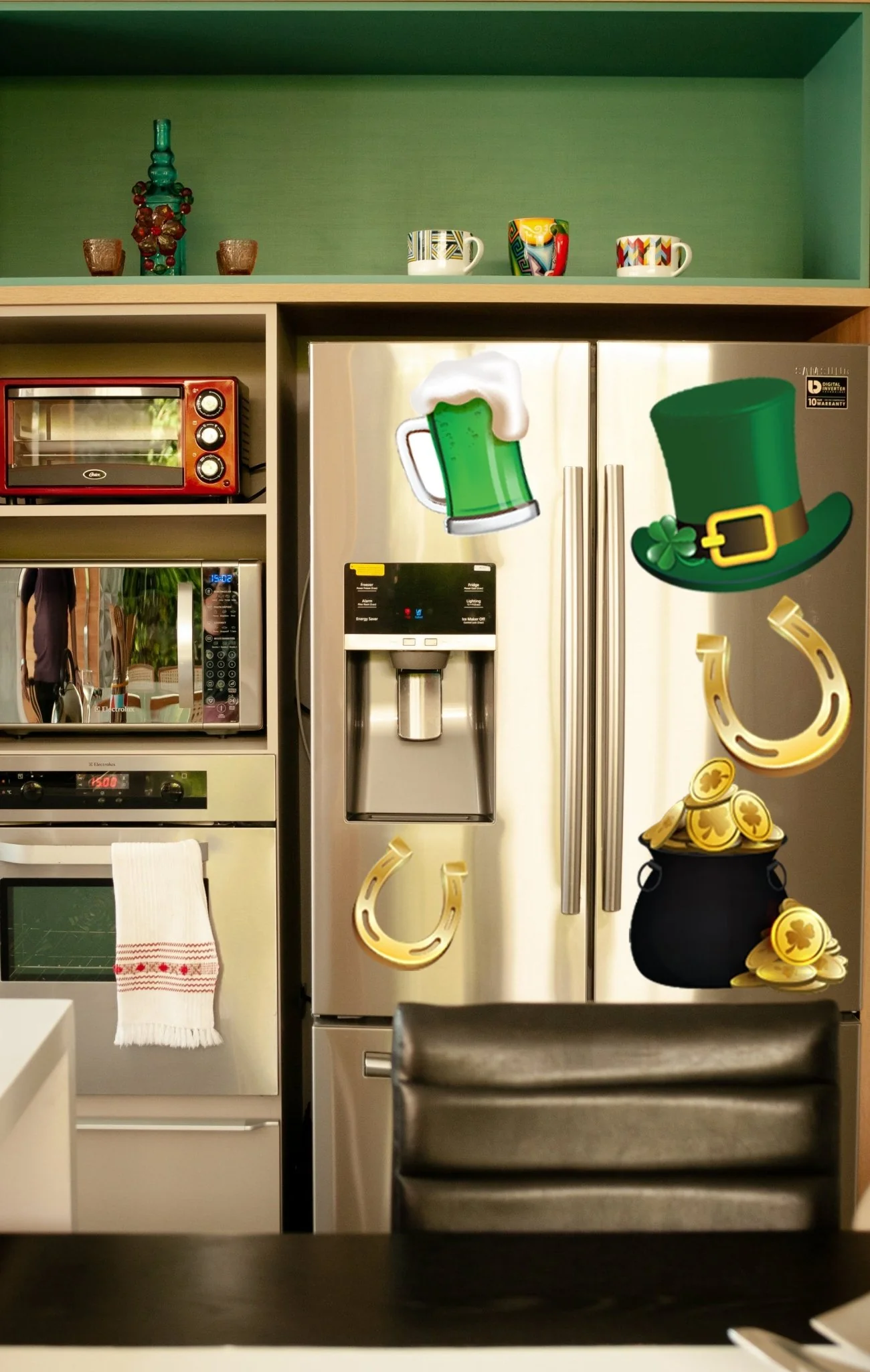 St. Patrick's Feeling Lucky Garage Magnets - Image 2