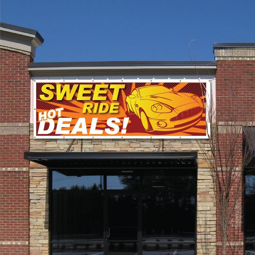 Sweet Ride, Hot Deals Vinyl Banner - Image 4