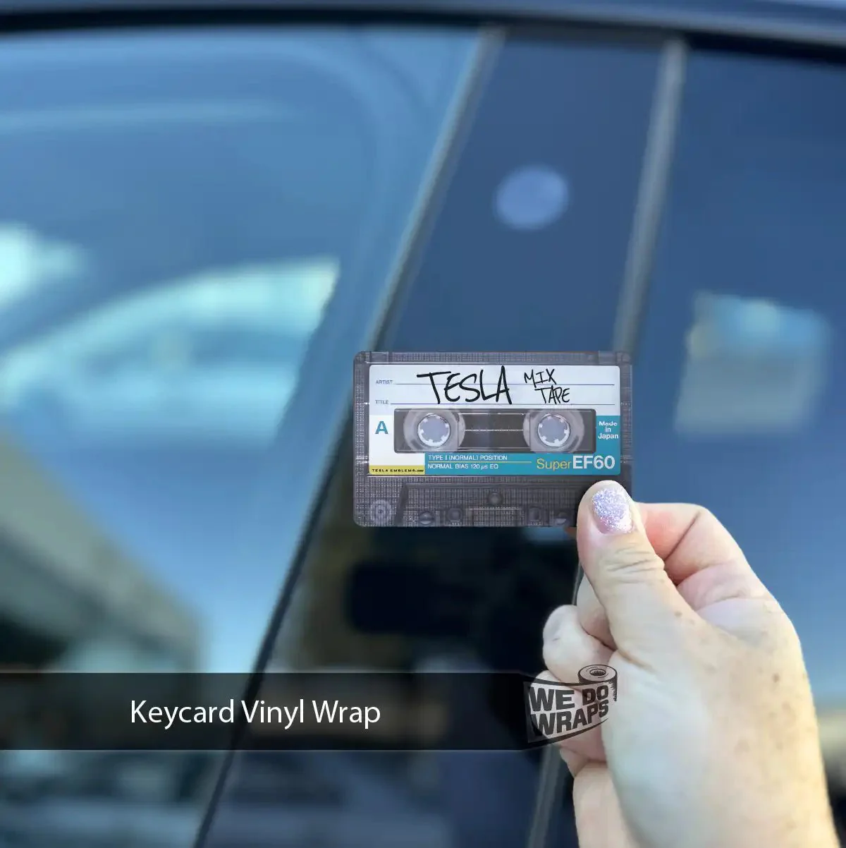 Tesla Mixtape Keycard Decal - Image 2