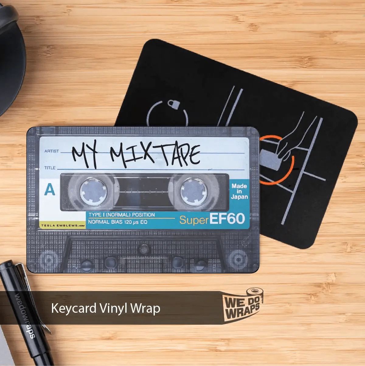 Tesla Mixtape Keycard Decal - Image 3