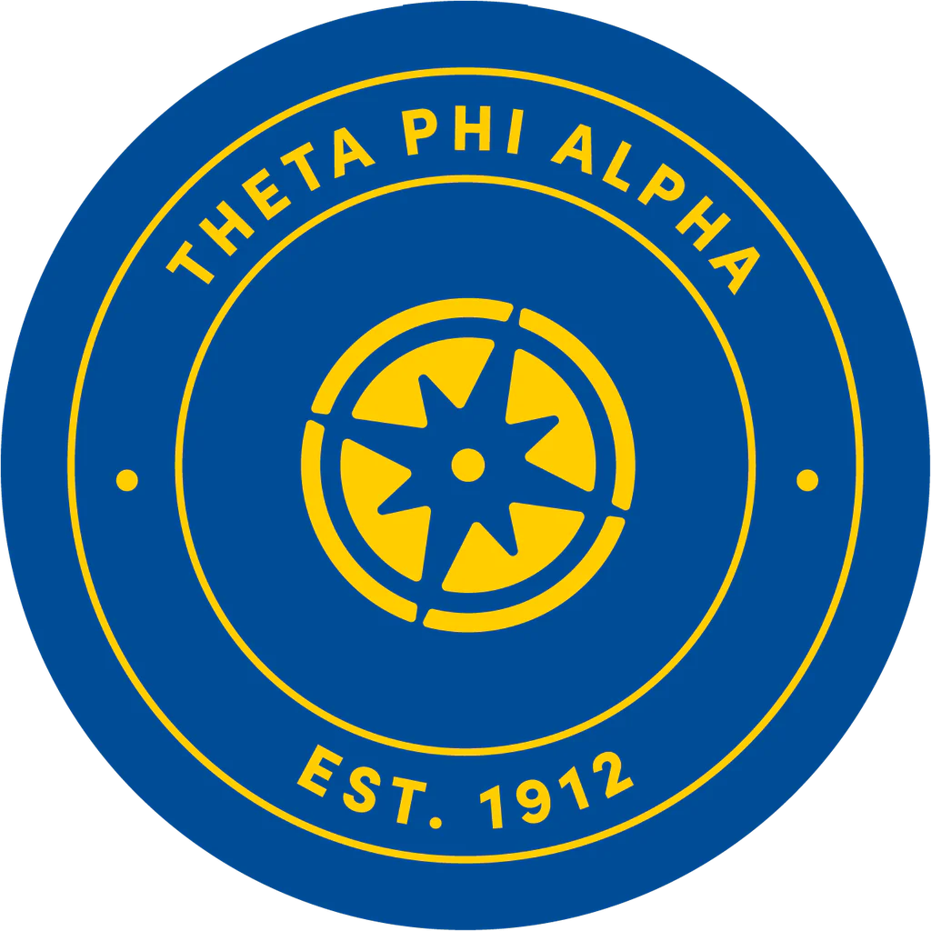 Theta Phi Alpha Sorority Car Decal Sticker- Full Color Circle Logo - Image 2