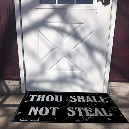 Thou Shall Not Steal Doormat - Image 3