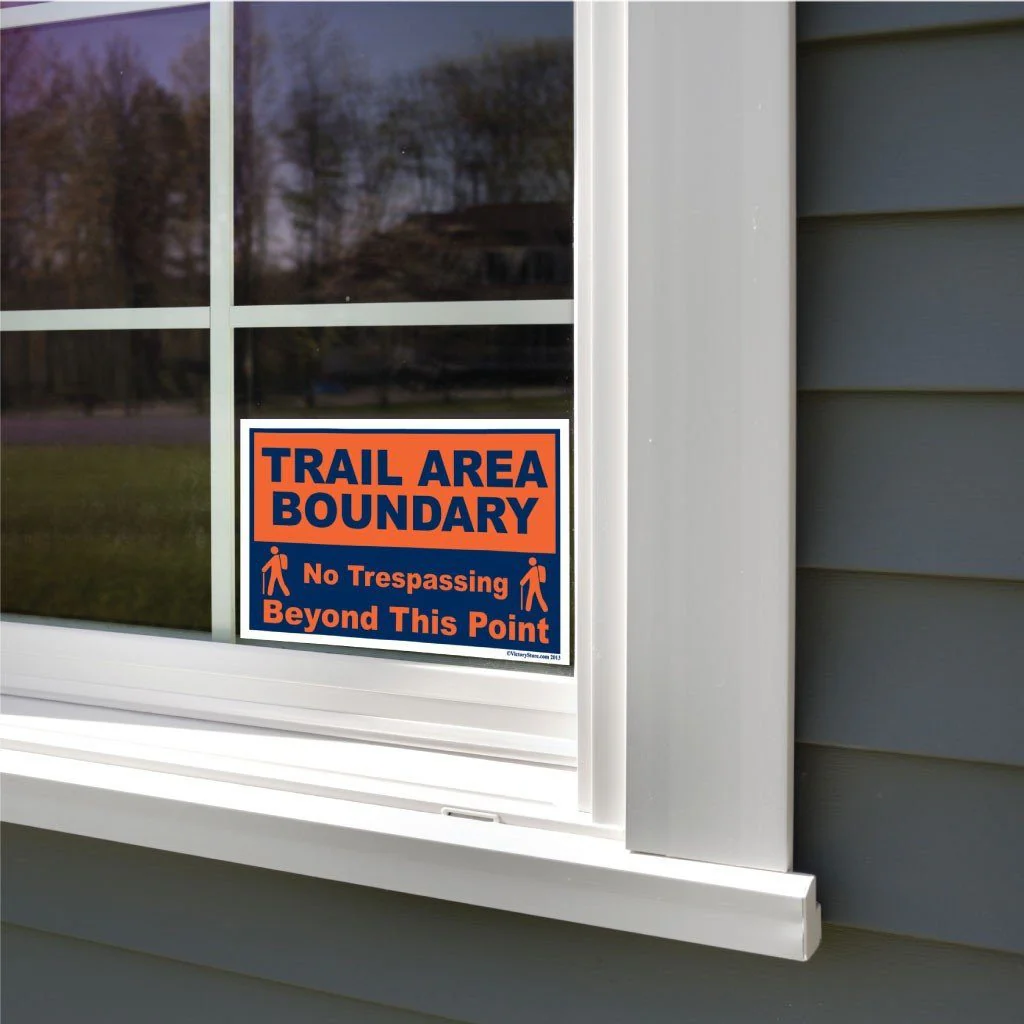 Trail Area Boundary Sign or Sticker - #1 - Image 6