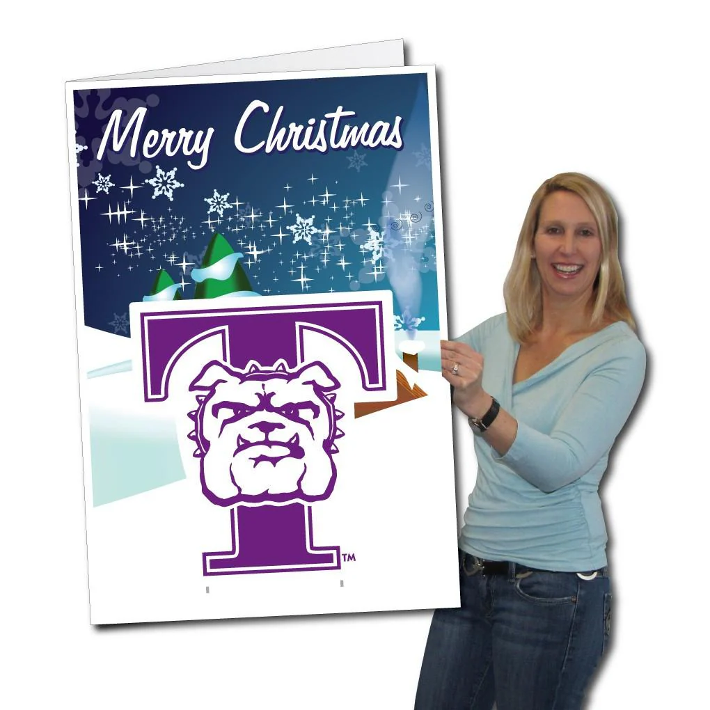 2'x3' Giant Truman State Christmas Greeting Card & Yard Sign