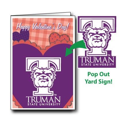 2'x3' Giant Truman State Valentine's Day Greeting Card & Yard Sign - Image 3