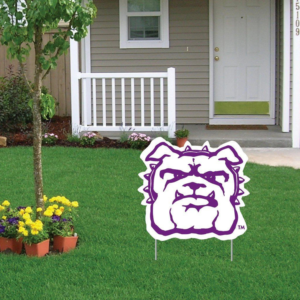 Truman State University Bulldog Shaped Yard Sign