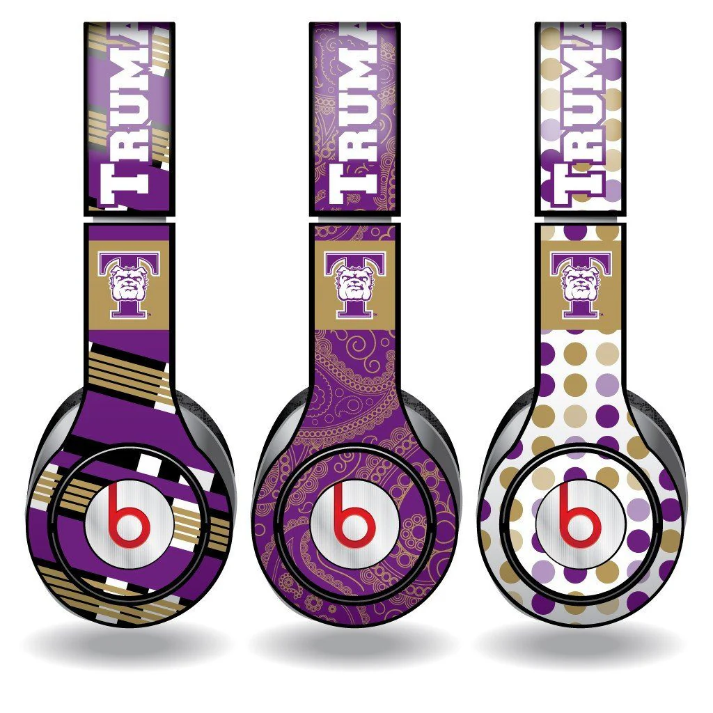 Truman State University Set of 3 Patterns Skins for Beats Solo HD